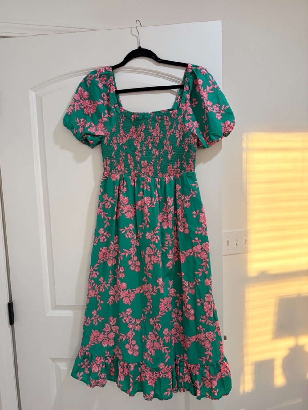 J. Crew Floral Midi Dress